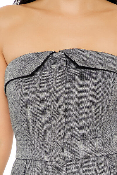 Strapless Wide-Leg Jumpsuit