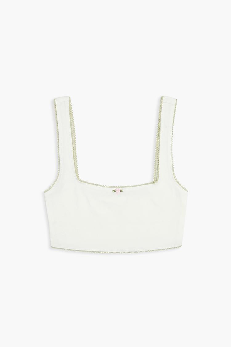 Rosette Two-Tone Bralette