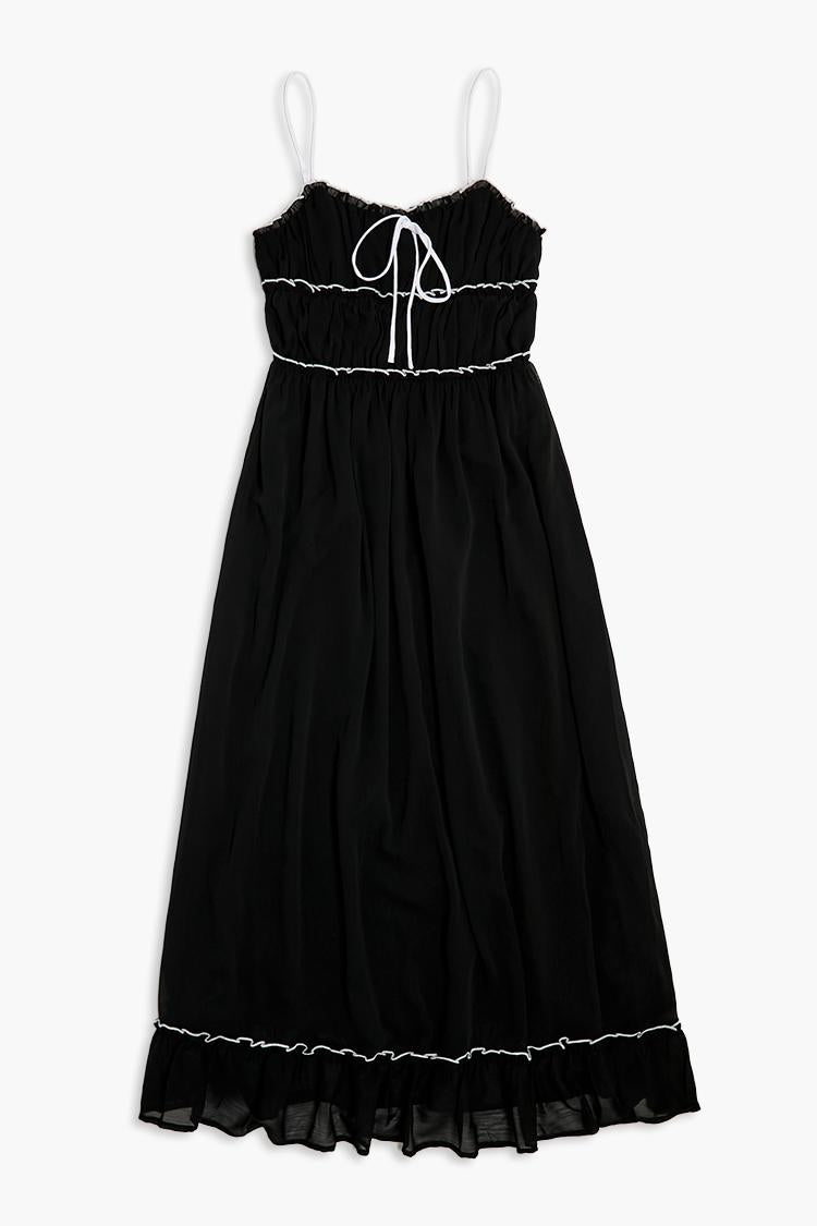 Two-Tone Maxi Dress