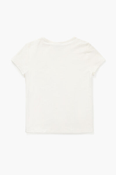 Girls Cotton-Blend Tee (Kids)